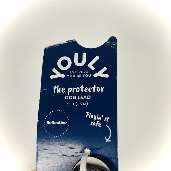 YOULY Reflective Teal Small Dog Leash 5ft Rope Lead Comfort Handle 1/4“ Diameter - Picture 10 of 12